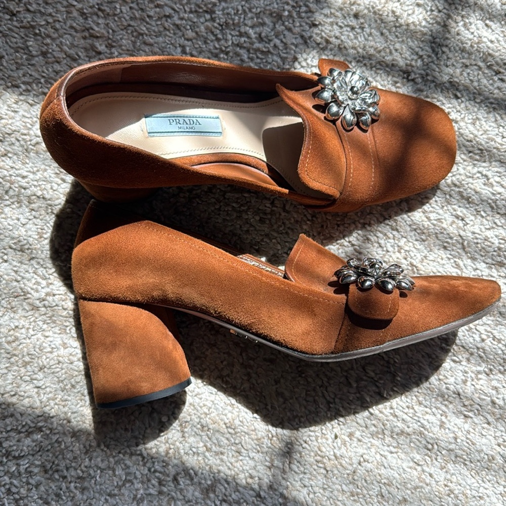 Prada classy loafers size5,5-6 (eur36)